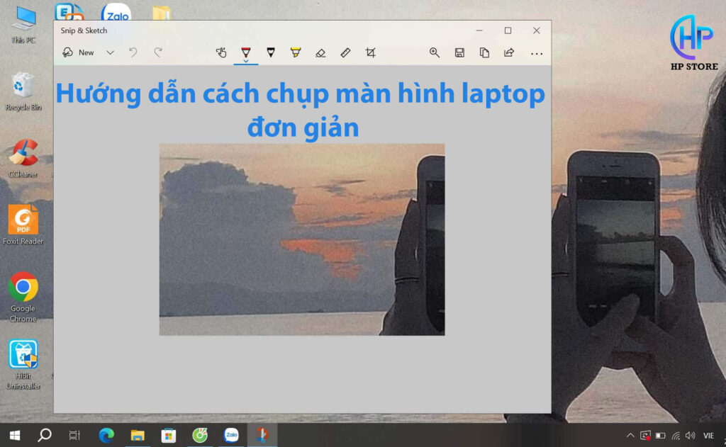 hướng dẫn chụp màn hình laptop đơn giản